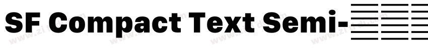 SF Compact Text Semi字体转换